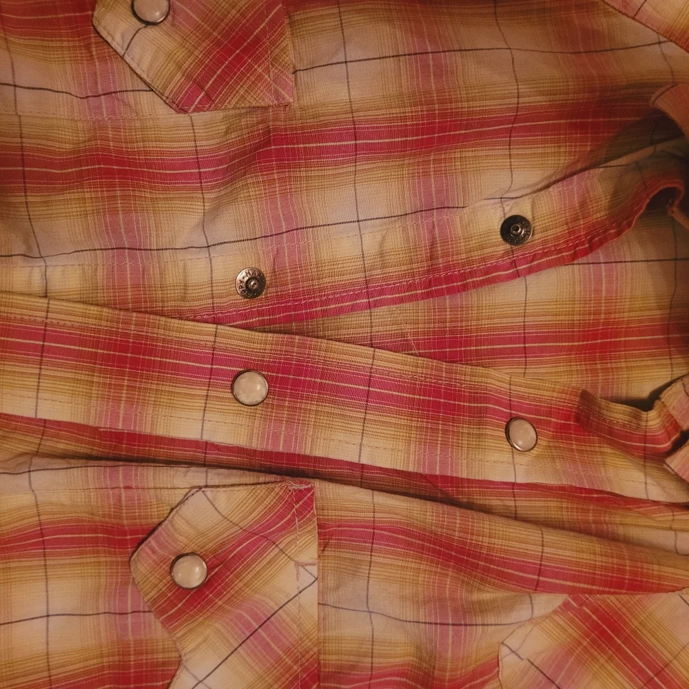 Large Cow boy button up shirt. - Picture 2 of 7